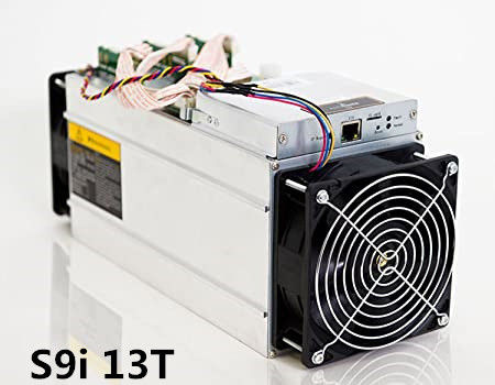 مستطیل S9i 13t 1290W Antminer Bitcoin Miner