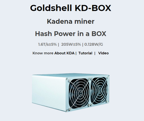 Goldshell Miner KD Box KDA Mining Machine 1.6T مصرف 205W کم صدا